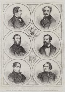 Membres du conseil du prince de Galles (gravure) - English School