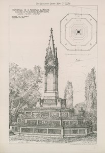Mémorial dans les jardins de St Pancras - English School