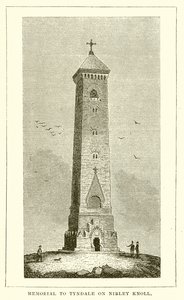 Mémorial à Tyndale sur Nibley Knoll - English School