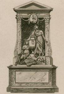 Mémorial à William Pulteney, Comte de Bath, Abbaye de Westminster, Londres - English School