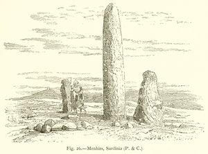 Menhirs, Sardaigne - English School