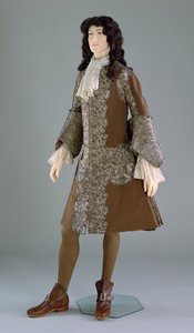 Manteau pour homme, années 1720