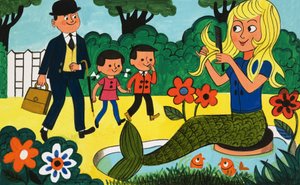 Sirène dans le parc
