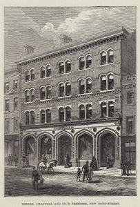 Locaux de Messers Chappell and Company, New Bond-Street (gravure) - English School