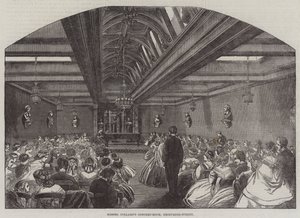 Salle de Concert de Messers Collard, Grosvenor-Street (gravure) - English School