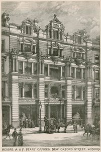 Bureaux de Messrs A & F Pears, New Oxford Street, Londres - English School