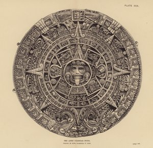 Mexique : La pierre du calendrier aztèque - English School