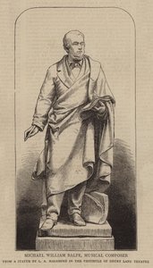 Michael William Balfe, compositeur musical (gravure) - English School