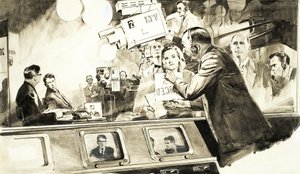 Mick Johnson, reporter TV - English School