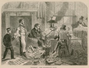Minuit : La salle des sous-rédacteurs - English School