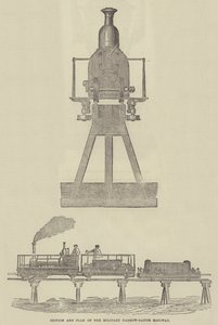 Chemin de fer militaire à voie étroite (gravure) - English School
