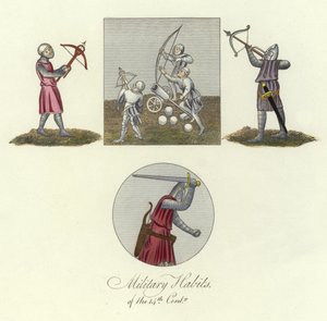Habits militaires du XIVe siècle - English School