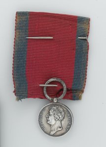 Miniature de la médaille de Waterloo - English School