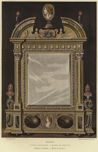 Miroir ayant appartenu à Marie de Médicis, reine de France - English School