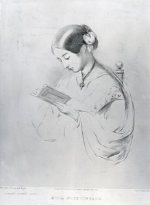 Mlle Florence Nightingale (1820-1910) 1854 - English School