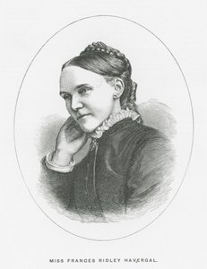 Miss Frances Ridley Havergal (lithographie) - English School