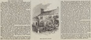 Cottage de Miss Mitford (gravure) - English School