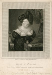 Mlle Sarah Biffin, artiste - English School