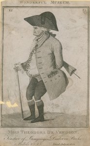 Mlle Theodora De Verdion, professeur de langues et libraire - English School