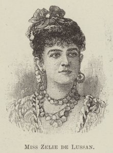 Mlle Zélie de Lussan (gravure) - English School