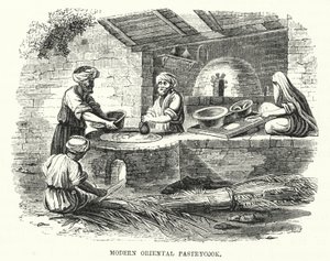 Pâtissier oriental moderne (gravure) - English School