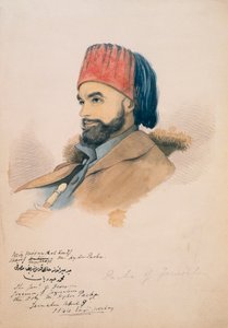 Mohammed Hayder, pacha de Jérusalem, 1844 - English School