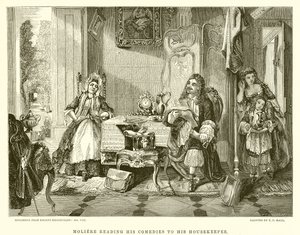 Molière lisant ses comédies à sa gouvernante