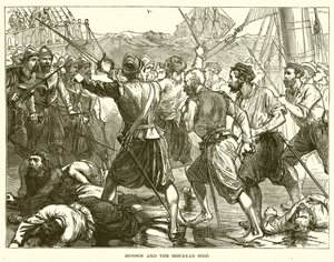 Monson et le navire biscayen - English School