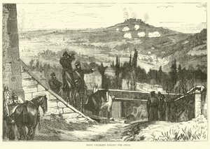Mont Valérien pendant le siège, octobre 1870