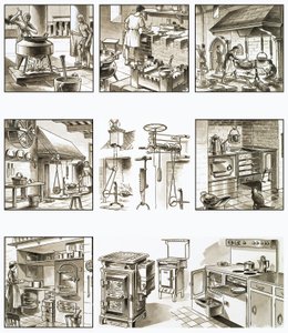 Montage de photos de fours et de cuisinières - English School
