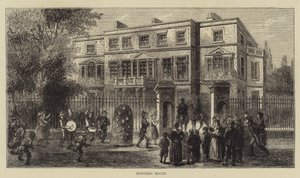 Maison Montagu (gravure) - English School