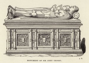 Monument de Sir John Crosby - English School