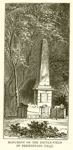 Monument sur le champ de bataille de Prestonpans (1745)