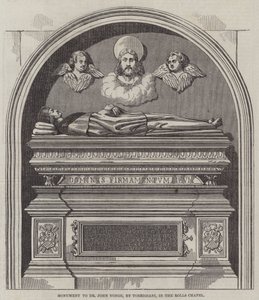 Monument au Dr John Yonge, par Torrigiani, dans la chapelle des Rôles - English School