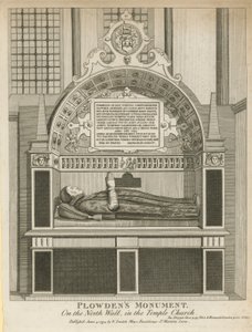 Monument à Edmund Plowden - English School