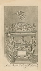 Monument à Lewis Stuart, duc de Richmond - English School