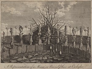 Morai, ou lieu de sépulture, Hawaï - English School