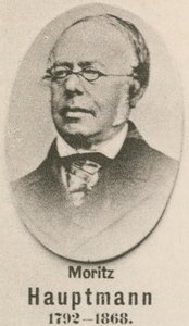 Moritz Hauptmann - English School