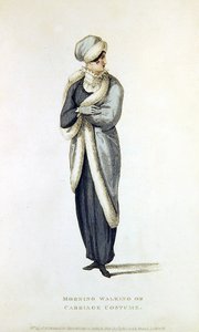 Robe du matin, de promenade ou de voiture, planche de mode de Ackermann