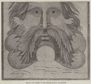 Mosaïque, récemment ajoutée à la collection du British Museum (gravure)