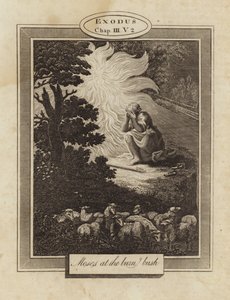 Moïse au buisson ardent - English School