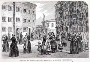 Mères avec leurs Enfants Faisant de l
