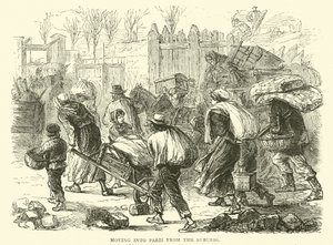 Entrée dans Paris depuis les banlieues, décembre 1870 - English School