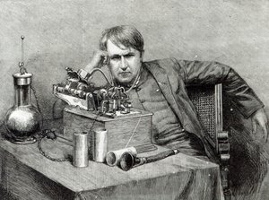 Le nouveau phonographe de M. Edison - English School