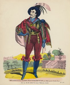 M. Abbot en tant que Lord Southampton, dans les premiers jours de Shakespeare - English School