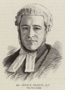 M. Arthur Charles, QC (gravure) - English School