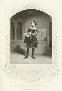M. Barry Sullivan comme Hamlet, Acte II, scène ii - English School