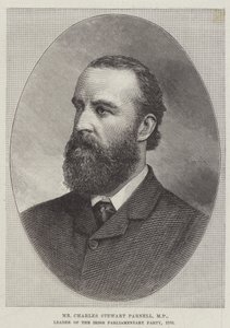 M. Charles Stewart Parnell, MP, chef du parti parlementaire irlandais - English School