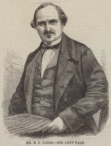 M. E J Loder (gravure) - English School