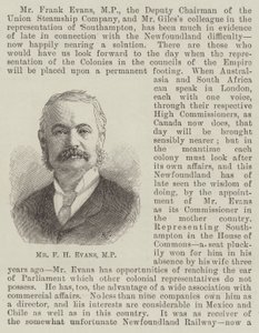 M. F H Evans, MP - English School